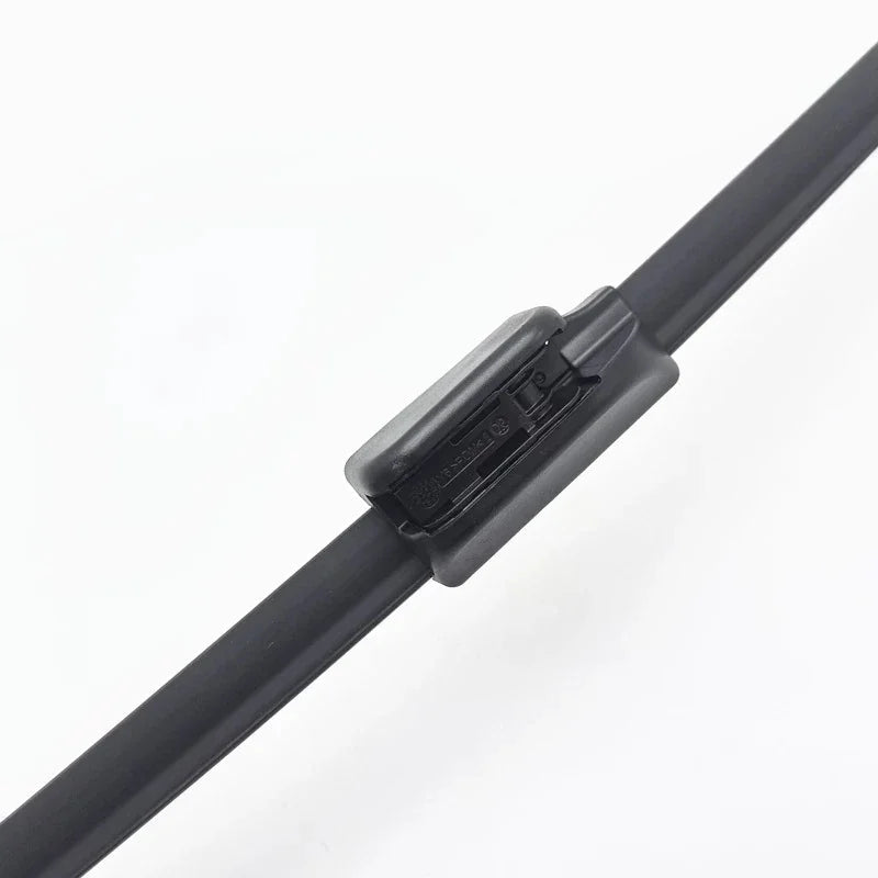 Close-up of a durable black matte plastic connector joint for automotive accessories.