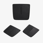 Set of three black premium matte rubber floor mats for BYD, featuring a durable non-slip texture.
