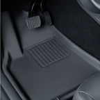 Professional black textured TPE custom car floor mat for BYD driver side footwell