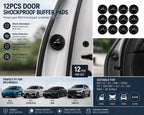 12-piece BYD door shockproof buffer pads installed on vehicle door frame