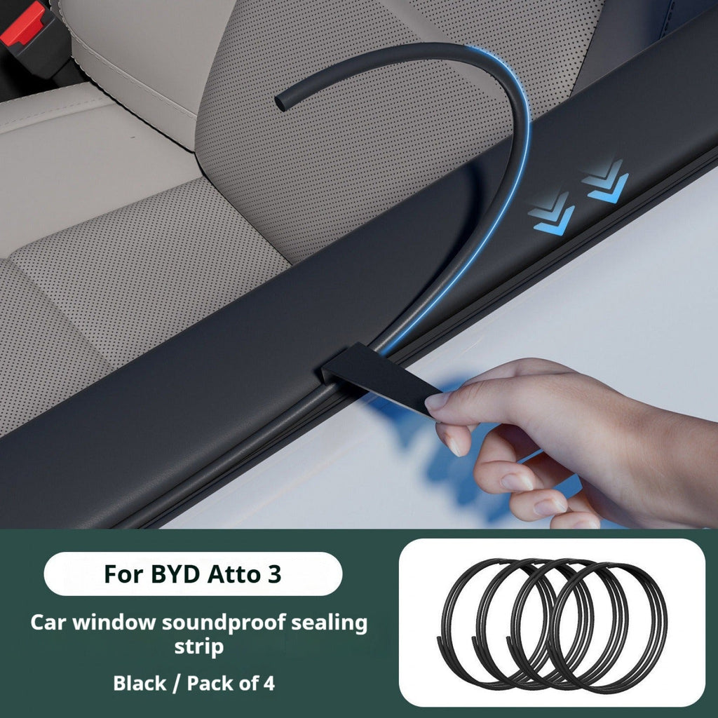 Window Sealing Strip for BYD ATTO 3 - Noise Reduction & Easy Install AUTOEVEX