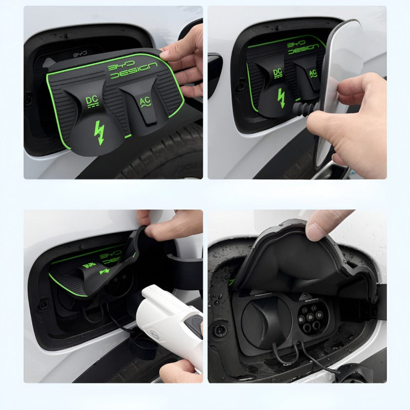 Charging Port Cover, Waterproof Dust Protector Cap for 2026 BYD Atto 3 AUTOEVEX