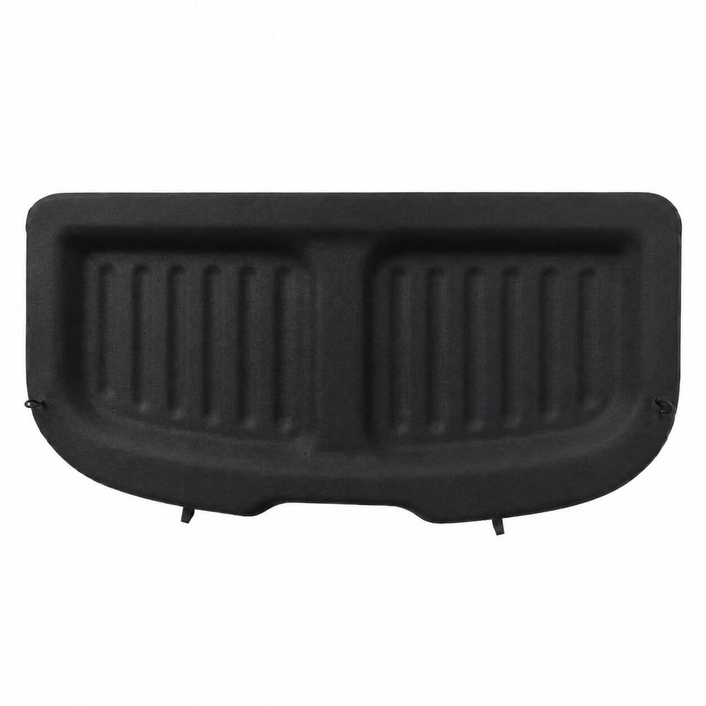 Black rear parcel shelf load cover cargo trunk cover for BYD ATTO 3, custom fit luggage privacy shelf accessory.