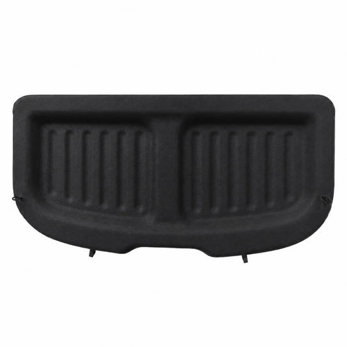 Black rear parcel shelf load cover cargo trunk cover for BYD ATTO 3, custom fit luggage privacy shelf accessory.