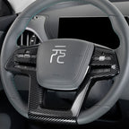 Steering Wheel Cover, Carbon Fiber Anti-Slip Grip for 2026 BYD Atto 3 AUTOEVEX