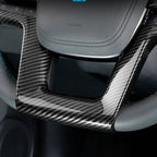 Steering Wheel Cover, Carbon Fiber Anti-Slip Grip for 2026 BYD Atto 3 AUTOEVEX