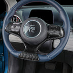 Steering Wheel Cover, Carbon Fiber Anti-Slip Grip for 2026 BYD Atto 3 AUTOEVEX