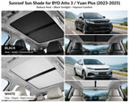 BYD Atto 3 EVO Yuan Plus Sunroof Sun Shade Black and White Color Options