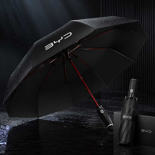 BYD Automatic Folding Umbrella | Windproof Luxury Business Umbrella