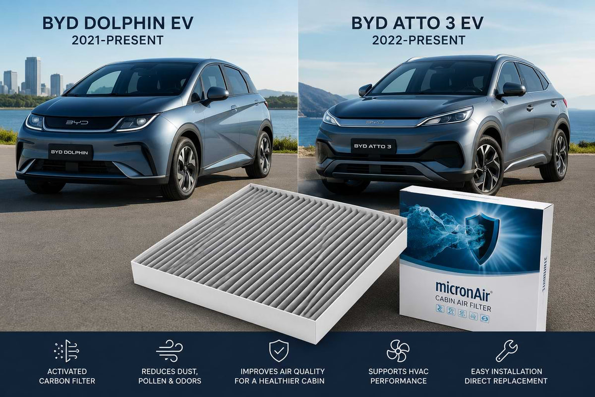 BYD Cabin Air Filter Replacement Carbon Cabin Filter for Cleaner Interior Air