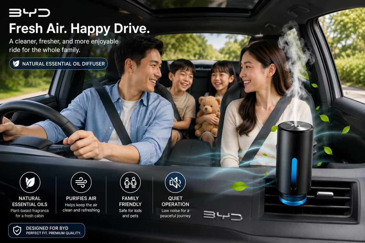 BYD Car Air Freshener Essential Oil Diffuser