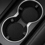 BYD Carbon Fiber Cup Holder Coaster Set for Center Console Cup Holders