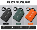 BYD Card Key Case Cover in Black, Green and Orange for Atto 3, Seal, Dolphin, Shark and More