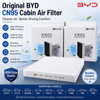 Original BYD CN95 Cabin Air Filter for Atto 2, Atto 3, Dolphin, Seal, Seal U, Song Plus, Song Pro, King, Yuan Up, Han, Tang, Sealion 6 & Sealion 7