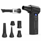 110000RPM Cordless Turbo Jet Air Blower for BYD Cars | 4-Speed Electric Air Duster with LED Battery Display