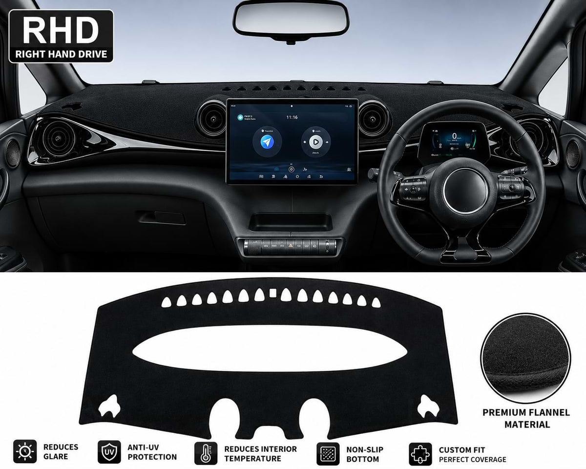 BYD Dolphin Dashboard Cover Sun Shade Mat | Anti-UV Non-Slip Dash Protector for 2021-2024 Models