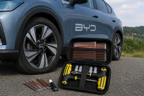 BYD Emergency Tire Repair Kit Heavy Duty Flat Tire Plug Kit for Cars and SUVs