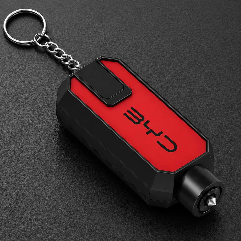 BYD Emergency Escape Hammer and Seat Belt Cutter