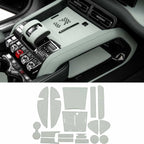 Leather Anti-Slip Cup Holder and Door Slot Mats for BYD Formula Leopard 5 Denza B5 Interior Accessories