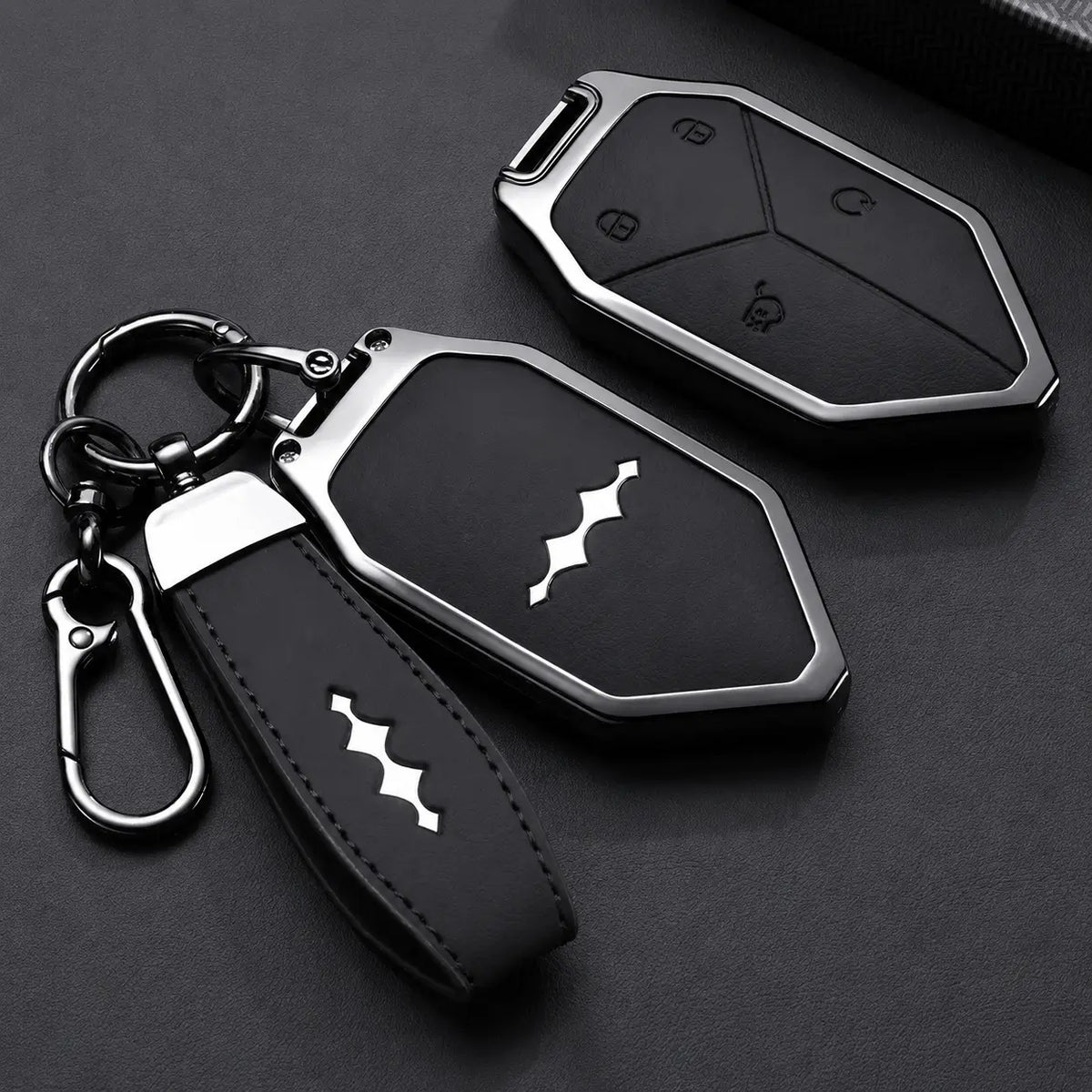 BYD Leopard 5 & Leopard 8 Smart Key Case | Premium Key Fob Cover with Keychain