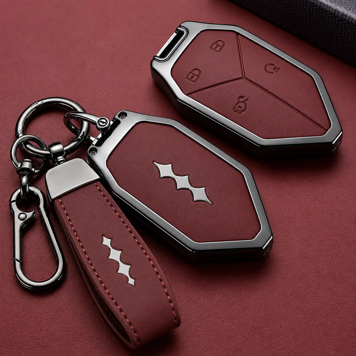 BYD Leopard 5 & Leopard 8 Smart Key Case | Premium Key Fob Cover with Keychain