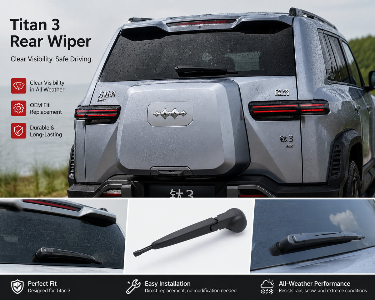 BYD Formula Leopard Titan 3 Rear Wiper Blade | OEM Fit Installed