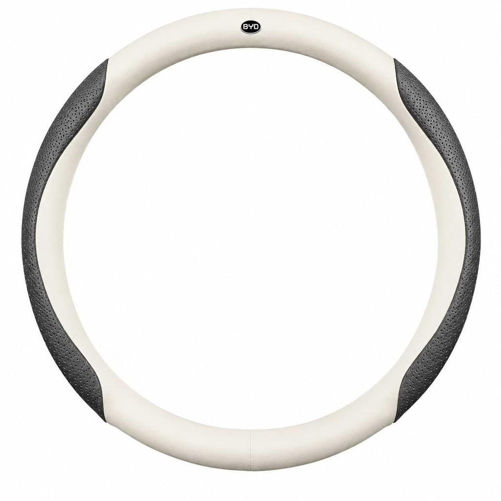 BYD Genuine Leather Steering Wheel Cover for Atto 3, Dolphin & Seal