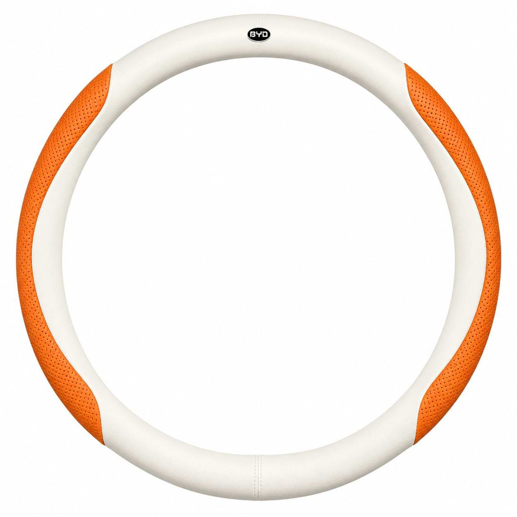 BYD Genuine Leather Steering Wheel Cover for Atto 3, Dolphin & Seal