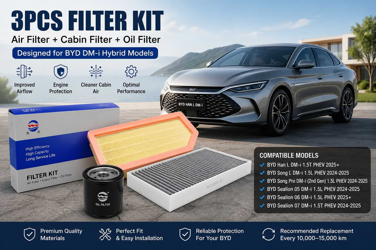 BYD Han L DM-i Engine Air Filter Cabin Air Filter and Oil Filter Maintenance Kit