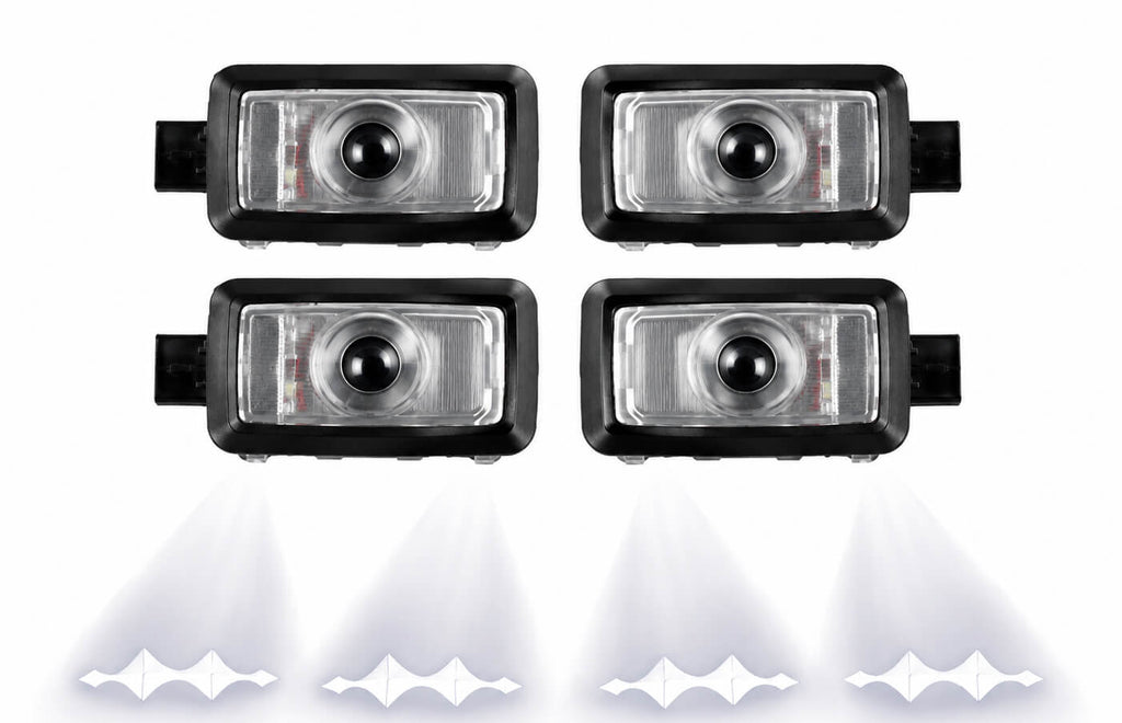 4PCS BYD LED Door Logo Projector Lights for Atto 3, Seal, Dolphin, Shark 6, Sealion 6