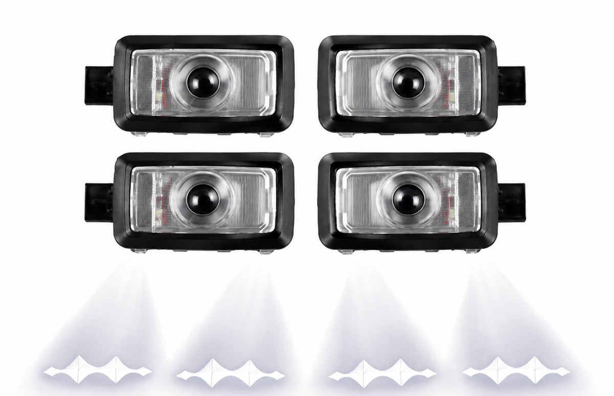 4PCS BYD LED Door Logo Projector Lights for Atto 3, Seal, Dolphin, Shark 6, Sealion 6