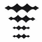 BYD Leopard 5 Front and Rear Logo Cover Black Carbon Trim 2023-2025