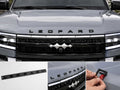 BYD Leopard 5 Auto Hood Lettering Stickers Piano Black Front Bonnet Emblem Badge