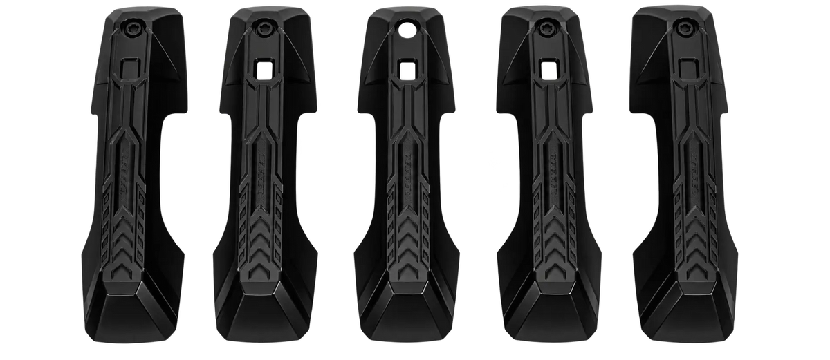 5PCS Black Door Handle Cover Trim for BYD Leopard 5 Denza B5