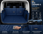 BYD Leopard 5 Denza B5 Blue Full Coverage Trunk Mat Installed