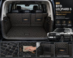 BYD Leopard 5 Denza B5 Trunk Mats 2023-24-25 Full Coverage Leather Cargo Liner