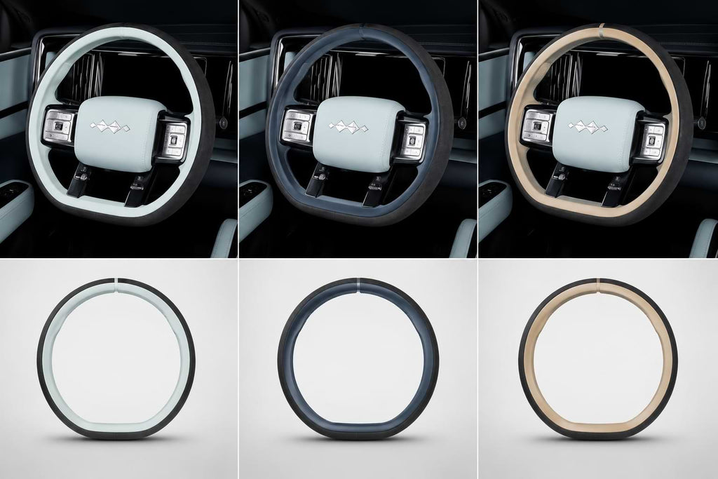 BYD Leopard 5 Full-Cover Suede Steering Wheel Cover | Premium Protection