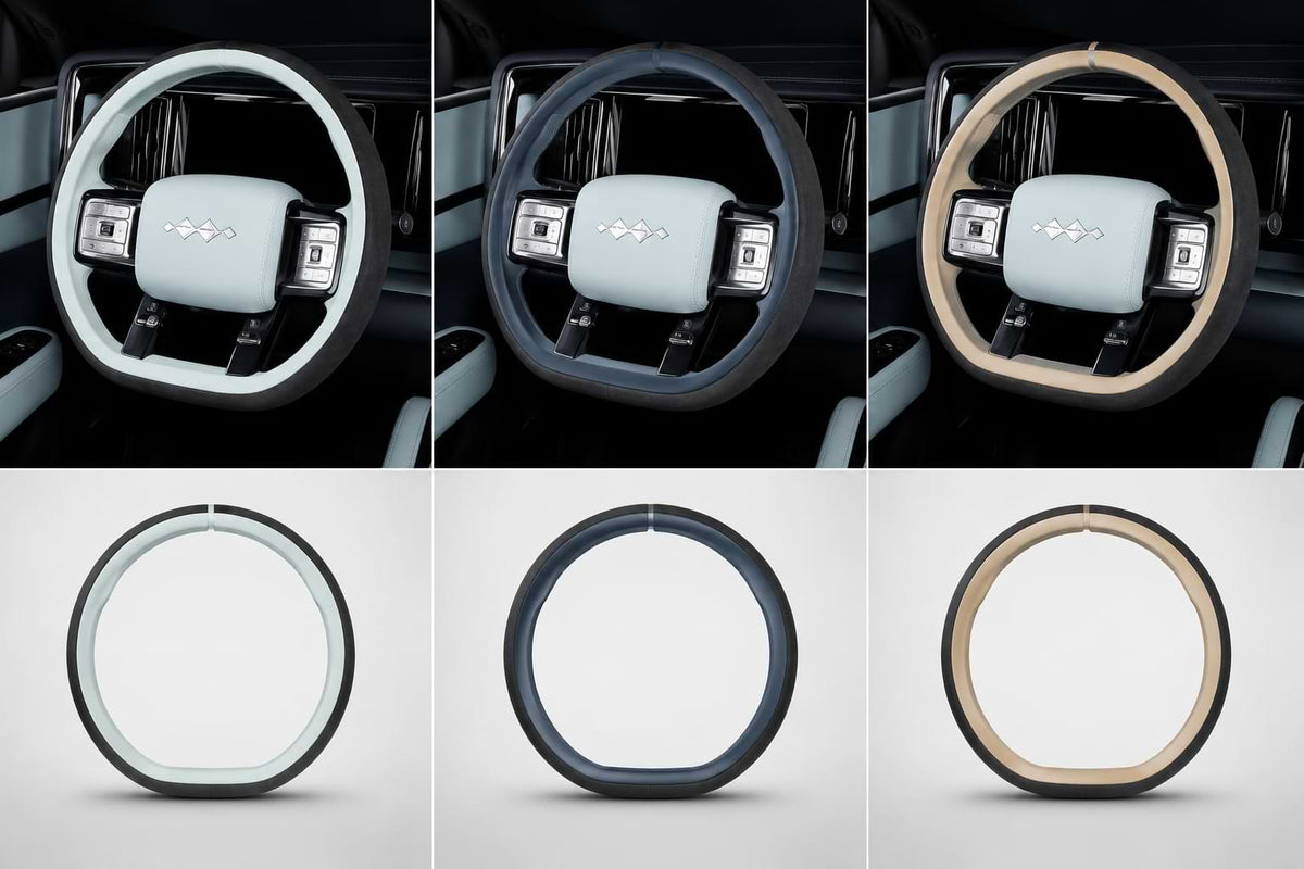 BYD Leopard 5 Full-Cover Suede Steering Wheel Cover | Premium Protection