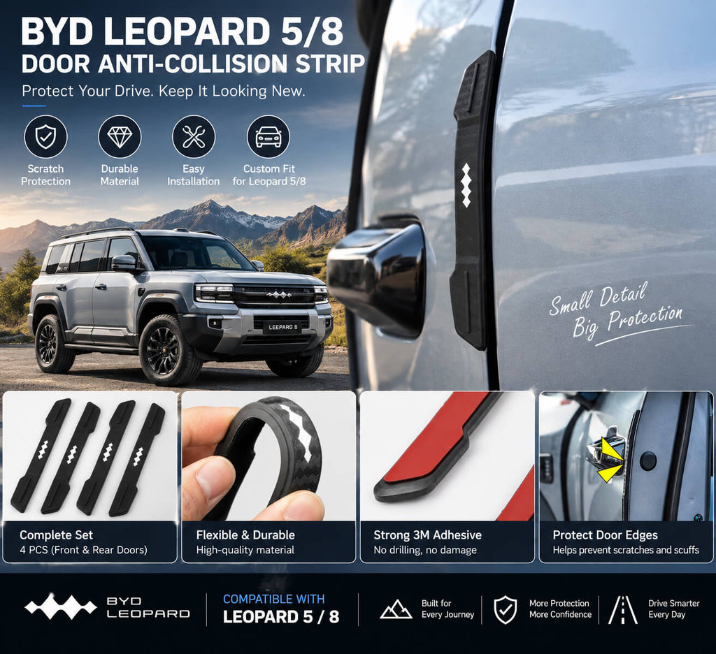 BYD Leopard 5 and Leopard 8 Door Anti-Collision Strip for Exterior Protection