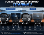 BYD Leopard 7 High-Definition and Frosted Tempered Film Comparison