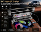 BYD Leopard 7 Titanium 7 car aromatherapy 65W fast charging expansion dock installed on dashboard
