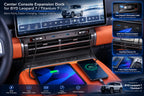 BYD Leopard 7 Titanium 7 center console expansion dock with 60W fast charging installed below navigation screen