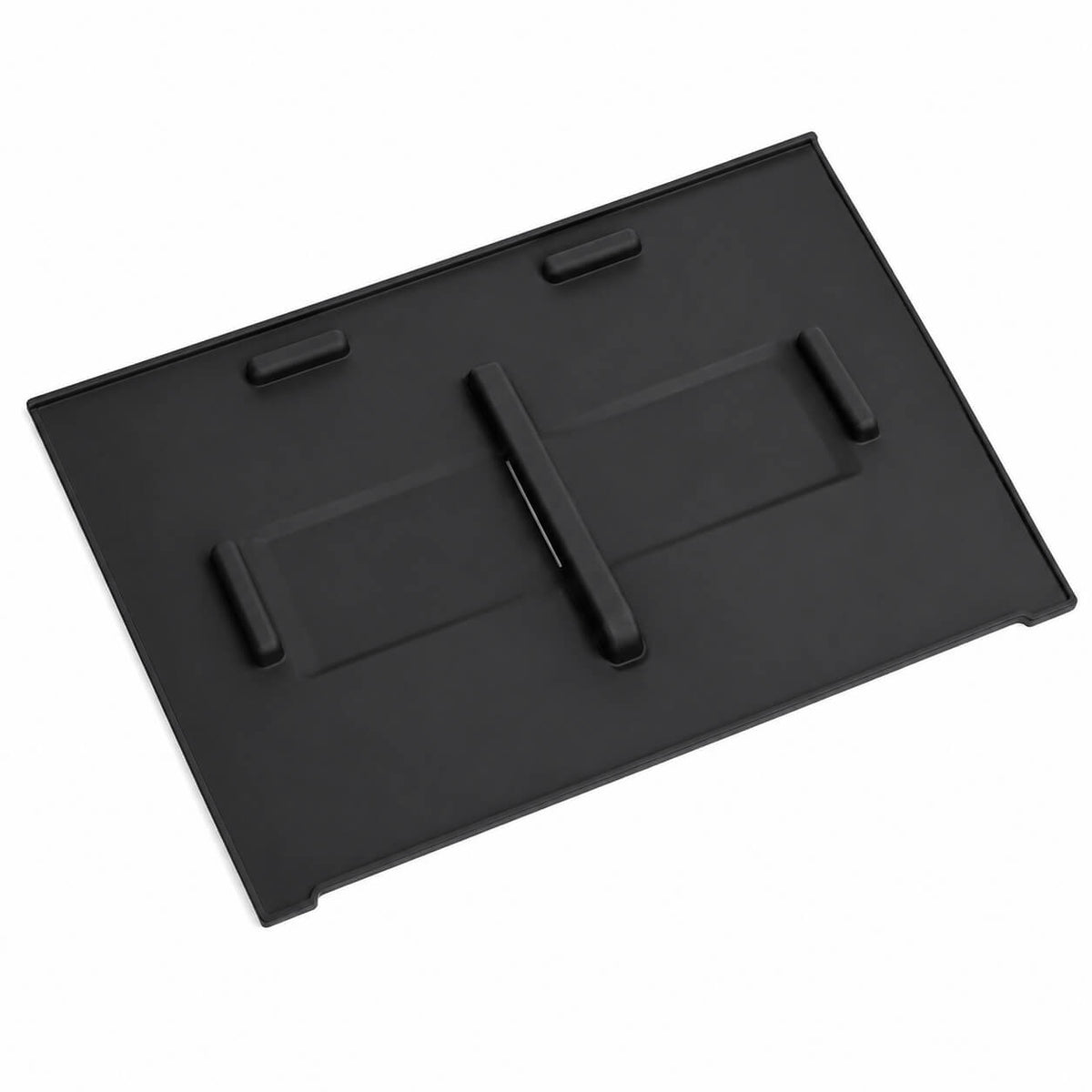 Beige silicone central control wireless charging pad for BYD Leopard 8 center console, custom-fit anti-slip interior accessory.