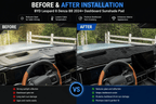 BYD Leopard 8 Denza B8 2024+ dashboard sunshade pad before and after installation