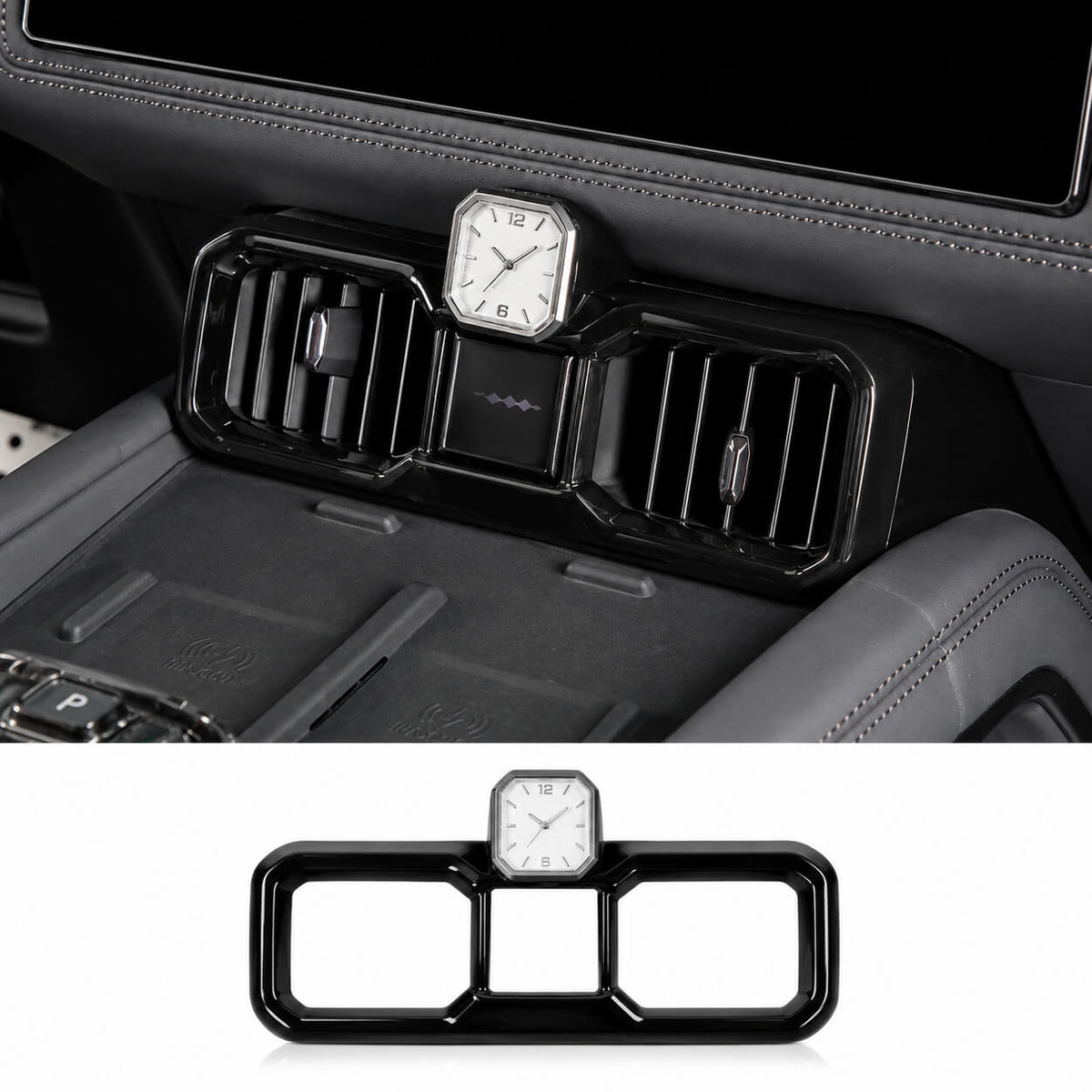 BYD Leopard 8 Denza B8 central quartz clock and air vent interior upgrade