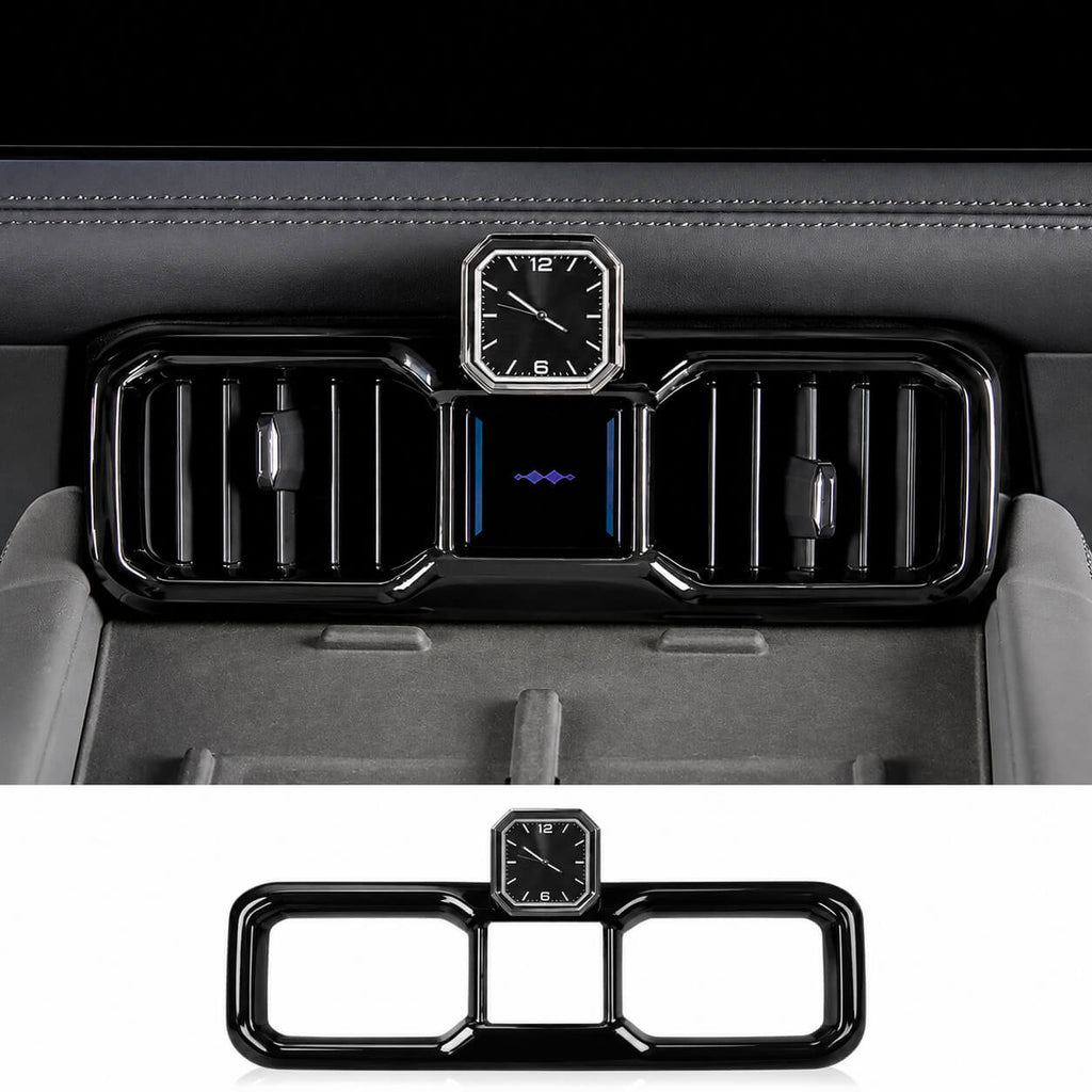BYD Leopard 8 Denza B8 central quartz clock and air vent interior upgrade