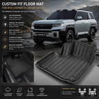 Custom all-weather floor mats for BYD Leopard 8 2024+ interior protection