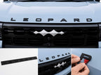 Auto Hood Lettering Stickers for BYD Leopard 5 & Leopard 8 | Premium Curved Bonnet Emblem Decals Exterior Trim