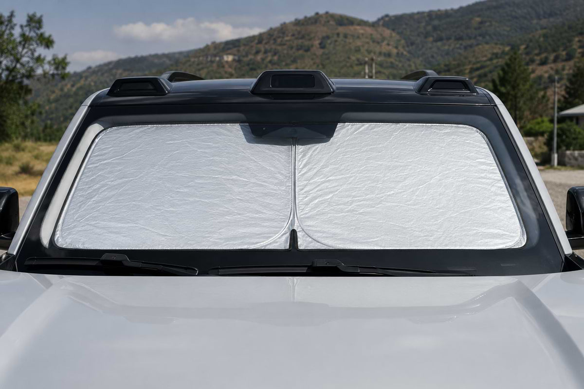 BYD Leopard 8 2025 whole car 10-piece custom sunshade kit with windshield, side, rear, and quarter window shades