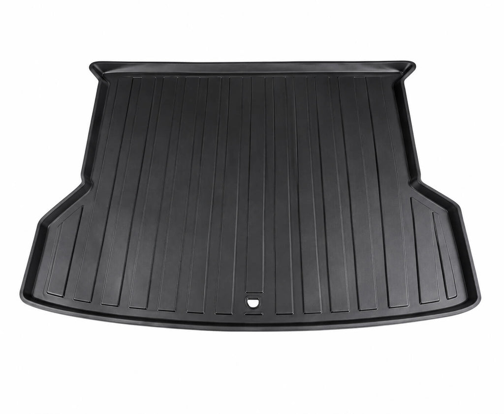 Custom-fit TPE rear trunk liner and cargo mat for BYD Leopard Titanium 7 2025–2026.